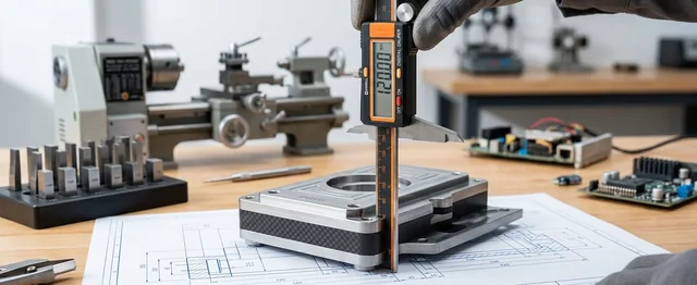 ACCUMEASURE being used in a professional workshop for precise measurements